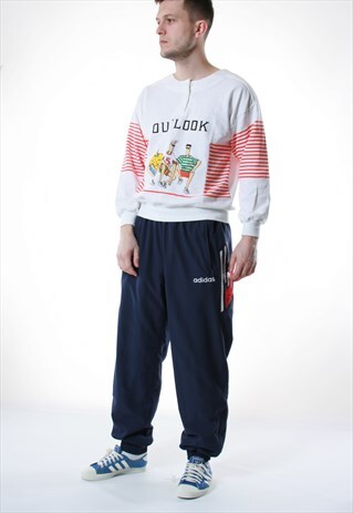 90S VTG RARE ADIDAS SPORT TROUSERS 13495