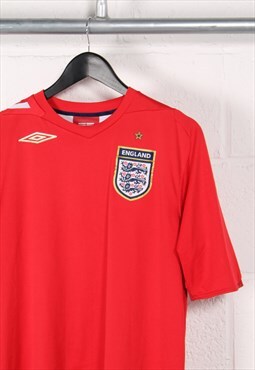 Vintage Umbro England Football Shirt Sports T-Shirt Large