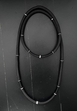 Short Long Tribal Black Indie Necklace 