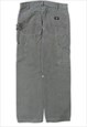 Vintage Dickies Workwear Grey Carpenter Trousers Womens