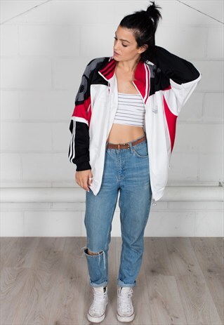 VINTAGE ADIDAS SHOULDER LOGO UNISEX TRACKTOP