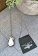 WHITE PEAR LONG NECKLACE