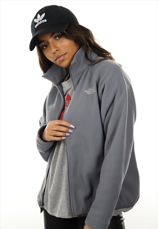 VINTAGE THE NORTH FACE ZIP UP FLEECE TOP