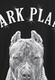 PITBULL T-SHIRT DARK PLAN TEE RETRO GRUNGE DOG TOP IN BLACK