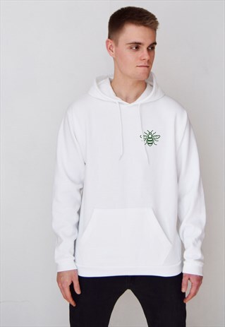 WHITE BEE (GREEN) HOODIE