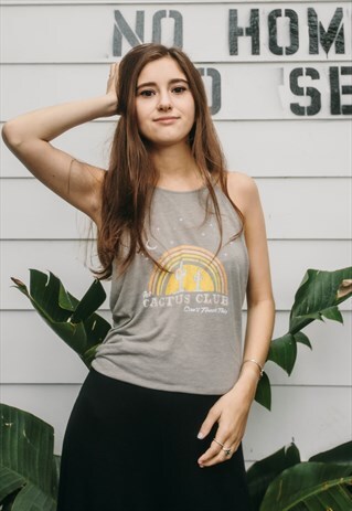 CACTUS CLUB STRAPPY TANK TOP
