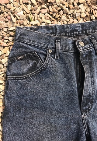 VINTAGE 80'S LEE HIGH WAIST SOFT DENIM MOM JEANS