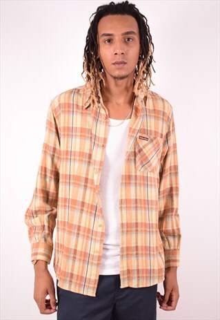 MARLBORO CLASSICS MENS VINTAGE SHIRT LARGE MULTI CHECK 90S