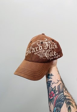 Vintage 00s Y2K Hard Rock Cafe Grunge Hat Cap