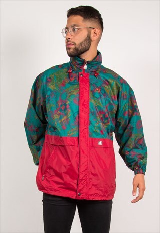 K-WAY WATERPROOF CAGOULE RAIN JACKET