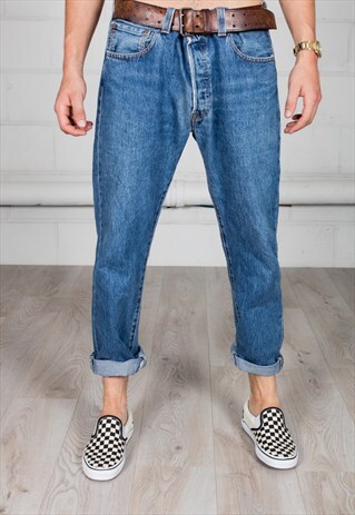 VINTAGE LEVIS 501 STRAIGHT DENIM JEANS