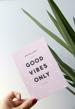 GOOD VIBES POSTCARD
