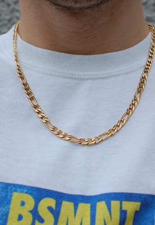 21" STAINLESS STEEL CHAIN FIGARO