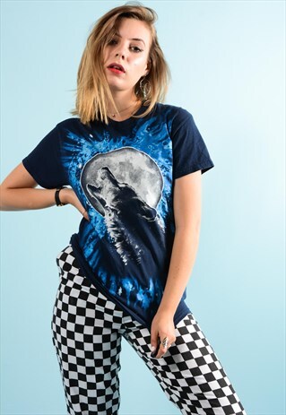 VINTAGE WOLF PRINT T-SHIRT