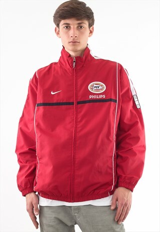 VINTAGE NIKE PSV TRACKSUIT 90S RED FOOTBALL