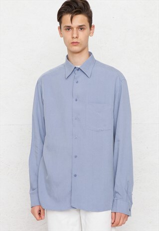 VINTAGE BLUE KAPAHL LONG SLEEVE SHIRT