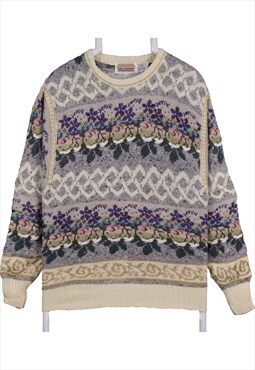 Vintage 90's The Import Work Shop Jumper Knitted Aztec