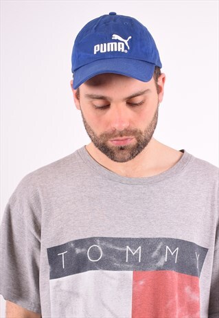 PUMA MENS VINTAGE CAP ONE SIZE BLUE 90'S
