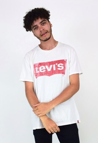 VINTAGE 90'S LEVI'S WHITE T-SHIRT