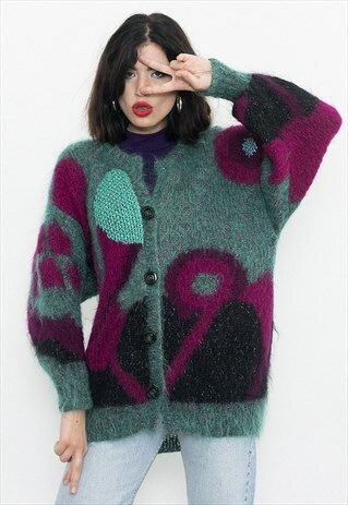 FLUFFY OVERSIZED CARDIGAN