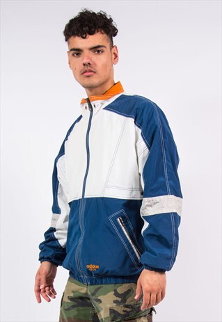 VINTAGE 90'S ADIDAS WINDBREAKER TRACKSUIT JACKET TOP