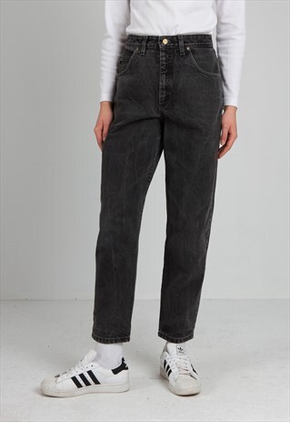 VINTAGE DARK GREY LEE DENIM JEANS