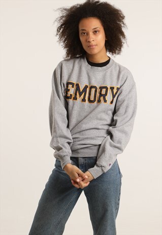 VINTAGE CHAMPION EMBROIDERED SWEATSHIRT
