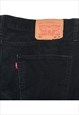 VINTAGE LEVI'S BLACK CORDUROY TROUSERS - W34 L32