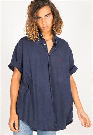 VINTAGE 80S POLO RALPH LAUREN SHIRT / R4120C400
