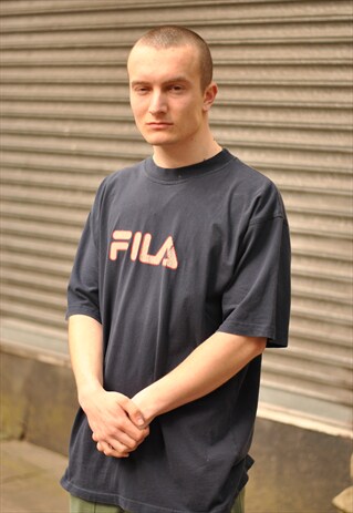 VINTAGE FILA SPELL OUT TSHIRT