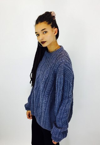 VINTAGE CHUNKY KNITTED JUMPER