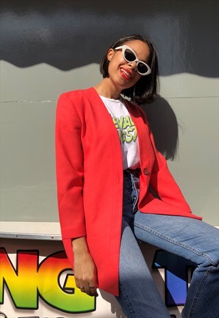 VINTAGE CORAL BLAZER