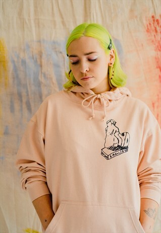 PERFECT PEACH STATUE PRINT HOODIE