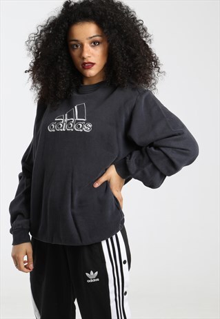 90S ADIDAS EMBROIDERED LOGO SWEATSHIRT