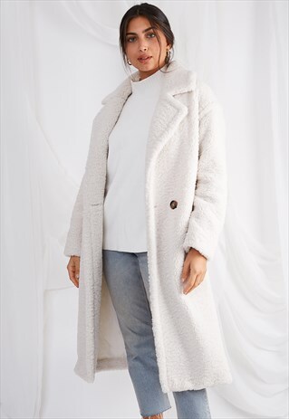 CREAM TEDDY COAT