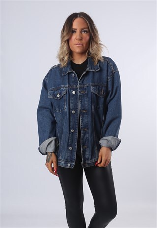 DENIM JACKET OVERSIZED FITTED UK 16 (EAAP)