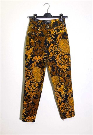 VINTAGE 90S BAROQUE MEDUSA JEANS