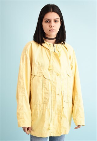 90'S RETRO PASTEL MOMS RAIN JACKET PARKA