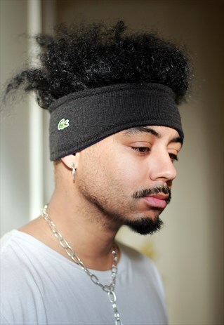 VINTAGE LACOSTE REVERSIBLE HEADBAND EAR-WARMER