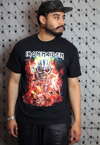 VINTAGE IRON MAIDEN MERCH BAND T-SHIRT TEE