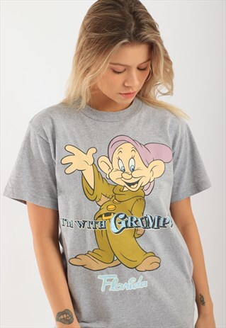 VINTAGE DISNEY GRUMPY PRINTS T-SHIRT