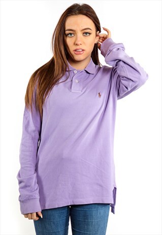 RALPH LAUREN LONG POLO SHIRT T488