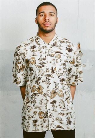 VINTAGE FLORAL PATTERNED SHIRT