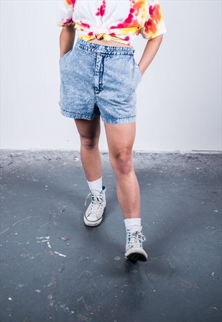 VINTAGE 1990S BLUE DENIM SHORTS
