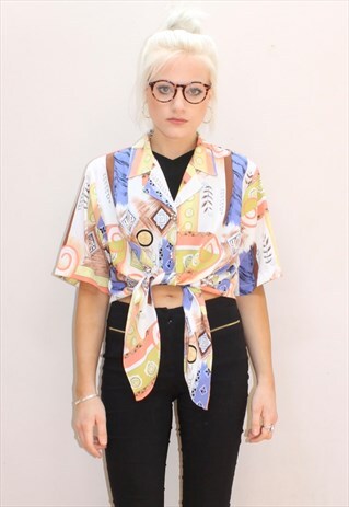 VINTAGE PATTERN FESTIVAL SHIRT