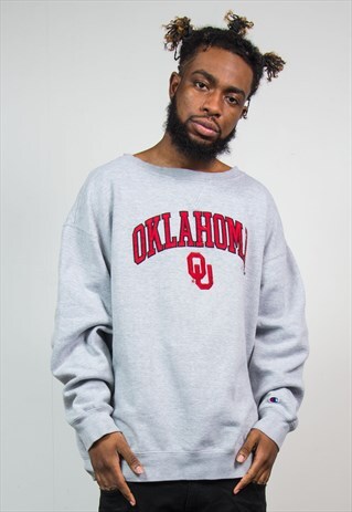 CHAMPION OKLAHOMA UNIVERSITY SWEATSHIRT SWEATER