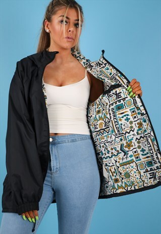 VINTAGE SHELL JACKET IN MULTI NJ621