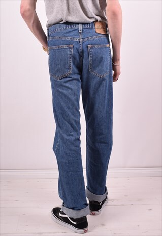 LEVI'S 906 MENS VINTAGE JEANS W33 L34 BLUE 90S