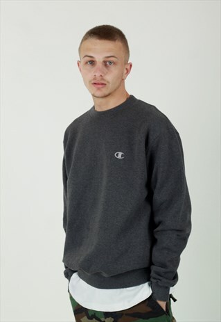 90S CHAMPION SMALL LOGO CREW NECK SWEATSHIRT