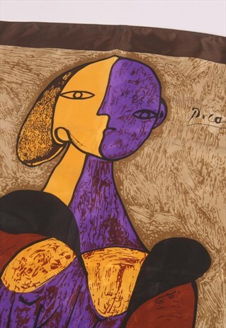 VINTAGE PICASSO ART SCARF/SHAWL